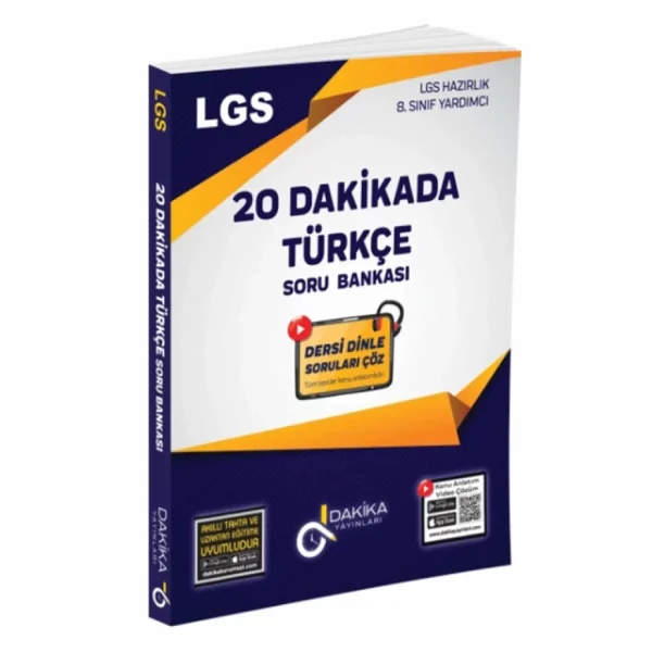 20 DAKİKA YAYINLARI LGS TÜRKÇE SORU BANKASI