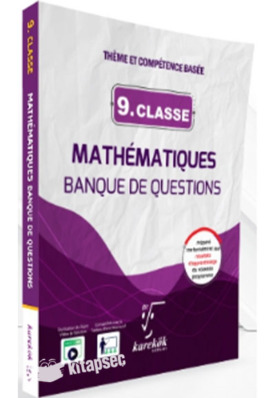 1752239553.jpg KAREKÖK YAYINLARI 9 CLASSE MATHEMATİQUES BANQUE DE QUESTIONS - Görsel 1