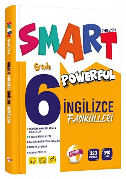 SMART ENGLİSH PUBLİSHİNG GRADE 6 POWERFUL İNGİLİZCE FASİKÜLLERİ