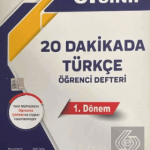 20 DAKİKA YAYINLARI 5. SINIF TÜRKÇE ÖĞRENCİ DEFTERİ 1.DÖNEM