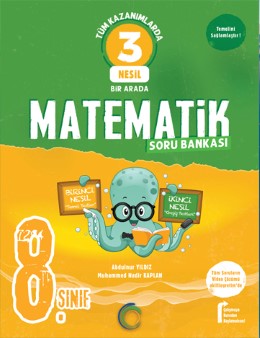 9786057985590.jpg OKYANUS YAYINCILIK 8. Sınıf 3 Nesil Matematik Soru Bankası - Görsel 1