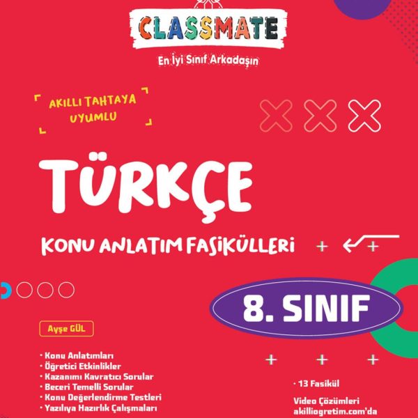 OKYANUS YAYINCILIK 8. Sınıf Classmate Türkçe K. A. Fasikülleri