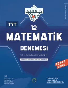 9786256537187.jpg OKYANUS YAYINCILIK Tyt Iceberg 12 Matematik Denemesi - Görsel 1