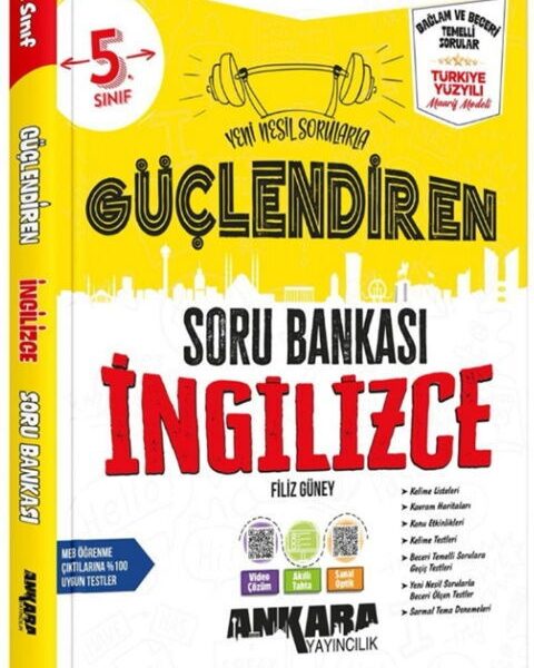 ANKARA YAYINLARI 5.SINIF İNGİLİZCE SORU BANKASI