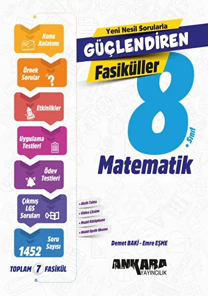 ANKARA YAYINLARI 8.SINIF GÜÇLENDİREN MATEMATİK FASİKÜL
