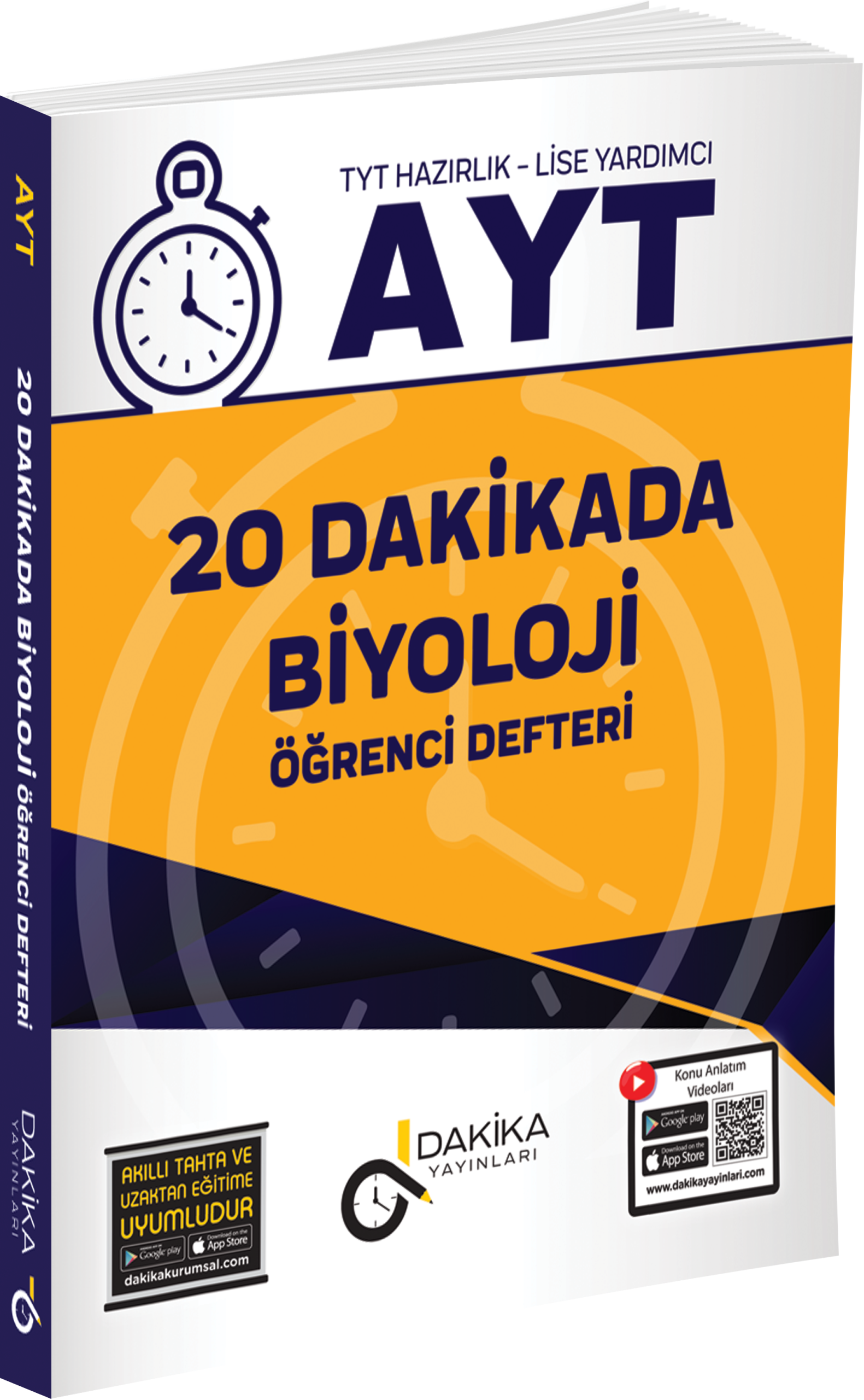 AYT_20dk_Biyoloji_Defter.png 20 DAKİKA YAYINLARI AYT BİYOLOJİ ÖĞRENCİ DEFTERİ - Görsel 1