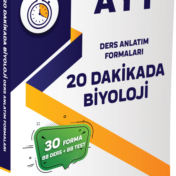 20 DAKİKA YAYINLARI AYT BİYOLOJİ DERS ANLATIM FORMALARI