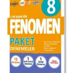 FENOMEN YAYINCILIK 8 TÜM DERSLER PAKET DENEMELER (10 DENEME)