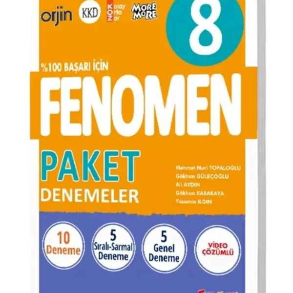 FENOMEN YAYINCILIK 8 TÜM DERSLER PAKET DENEMELER (10 DENEME)