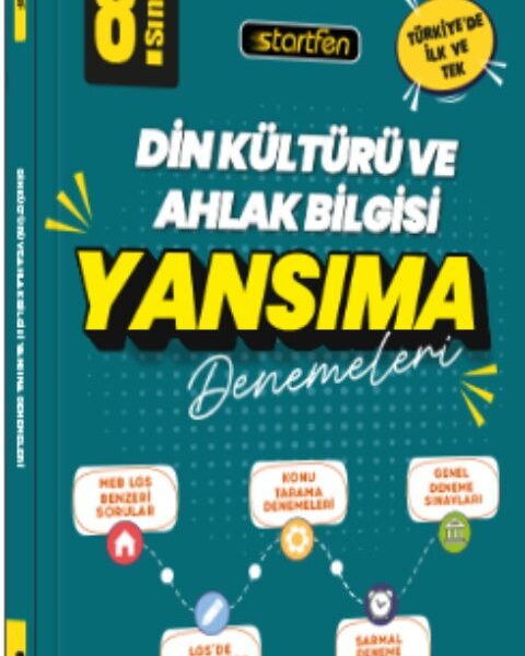 STARFEN YAYINLARI 8. SINIF DİN KÜLTÜRÜ YANSIMA DENEMELERİ