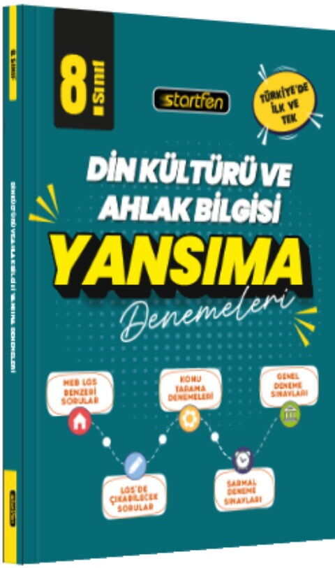 STARFEN YAYINLARI 8. SINIF DİN KÜLTÜRÜ YANSIMA DENEMELERİ STARFEN YAYINLARI 8. SINIF DİN KÜLTÜRÜ YANSIMA DENEMELERİ - Görsel 1