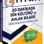 20 DAKİKA YAYINLARI TYT-AYT DİN KÜLTÜRÜ VE AHLAK BİLGİSİ DERS ANLATIM FORMALARI