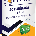 20 DAKİKA YAYINLARI TYT-AYT TARİH DERS ANLATIM FORMALARI