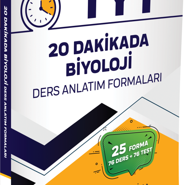 20 DAKİKA YAYINLARI TYT BİYOLOJİ DERS ANLATIM FORMALARI