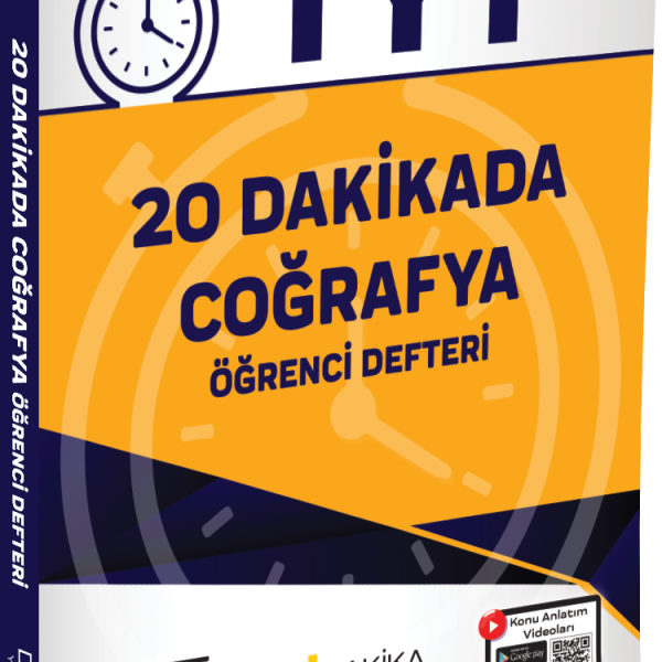 20 DAKİKA YAYINLARI TYT COĞRAFYA ÖĞRENCİ DEFTERİ