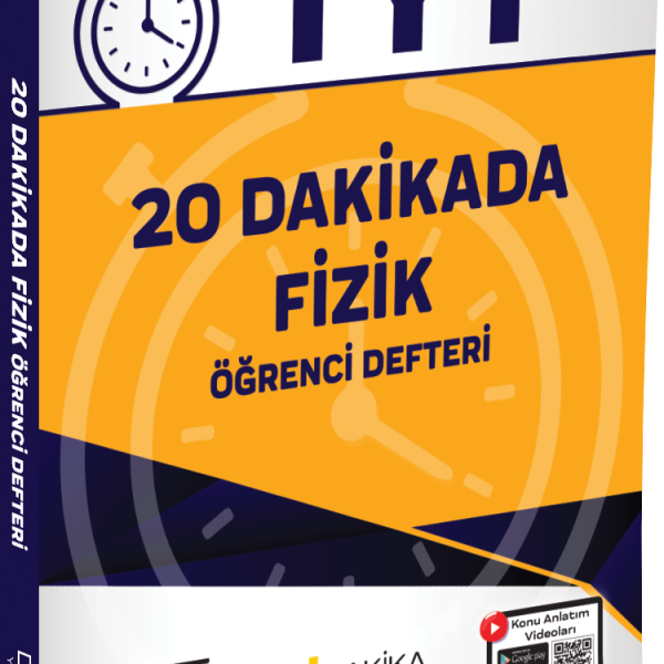 20 DAKİKA YAYINLARI TYT FİZİK ÖĞRENCİ DEFTERİ