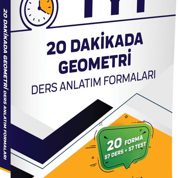 20 DAKİKA YAYINLARI TYT GEOMETRİ DERS ANLATIM FORMALARI