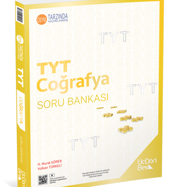 ÜÇ DÖRT BEŞ YAYINLARI TYT COĞRAFYA SORU BANKASI