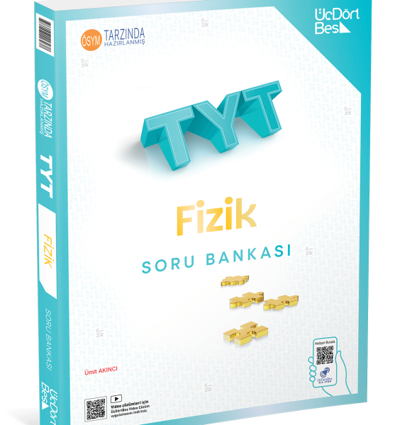 ÜÇ DÖRT BEŞ YAYINLARI TYT FİZİK SORU BANKASI