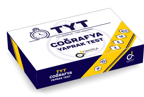 20 DAKİKA YAYINLARI TYT COĞRAFYA YAPRAK TEST
