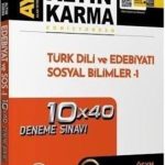 ALTIN KARMA YAYINLARI  AYT Türk Dili ve Edebiyatı Sosyal Bilimler-1 10*40 Branş Deneme