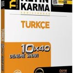 ALTIN KARMA YAYINLARI  TYT Türkçe 10*40  Branş Deneme