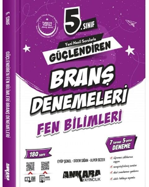 ANKARA YAYINLARI FEN BİLİMLERİ BRANŞ DENEME