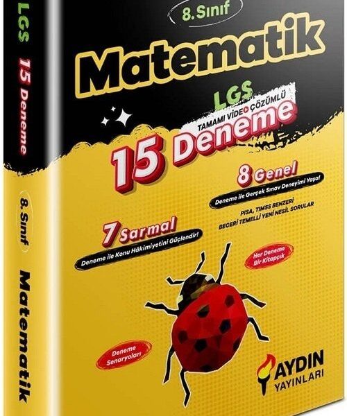 AYDIN YAYINLARI LGS 8. Sınıf Matematik 15 Deneme