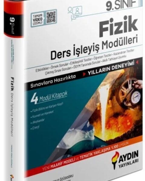 AYDIN YAYINLARI 9. Sınıf Fizik Ders İşleyiş Modülleri