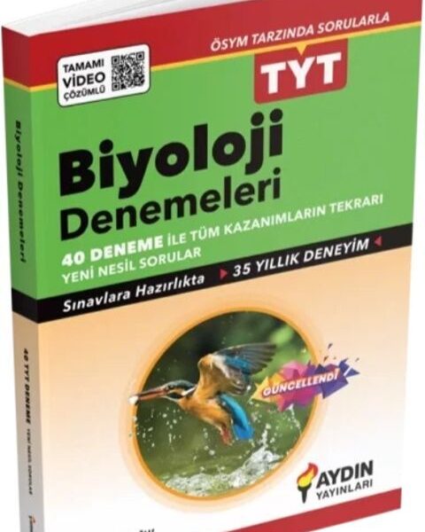 AYDIN YAYINLARI TYT Biyoloji 40 Deneme