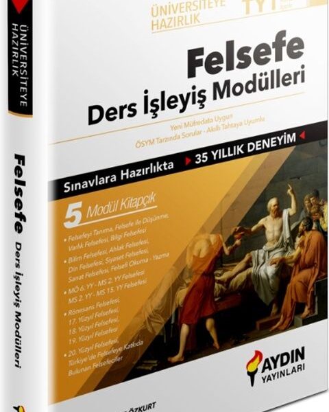 AYDIN YAYINLARI Üniversiteye Hazırlık TYT Felsefe Ders İşleyiş Modülleri