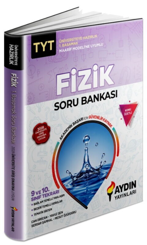 aydin-yayinlari-tyt-fizik-maarif_MTA4NDE4MDk1MA_1.jpg AYDIN YAYINLARI Maarif Model Aydın TYT Fizik Soru Bankası (Üniversiteye Hazırlık 1. Basamak) - Görsel 1