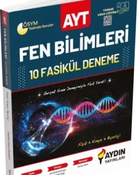 AYDIN YAYINLARI AYT Fen Bilimleri 10 Deneme