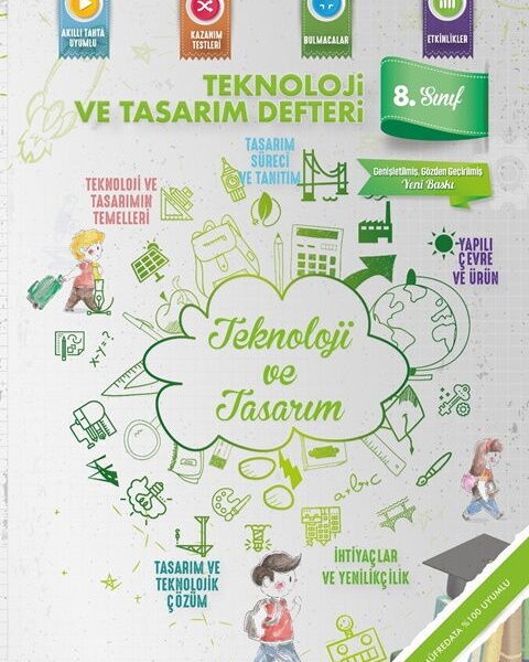 EFX AKADEMİ YAYINLARI 8. SINIF TEKNOLOJİ TASARIM DEFTERİ