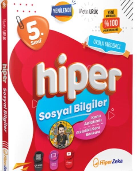 HİPER ZEKA YAYINLARI 5. Sınıf Hiper Sosyal Bilgiler Konu Anlatımlı & Soru Bankası