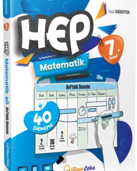 HİPER ZEKA YAYINLARI 7. Sınıf HEP Matematik Haftalık Deneme Föyleri
