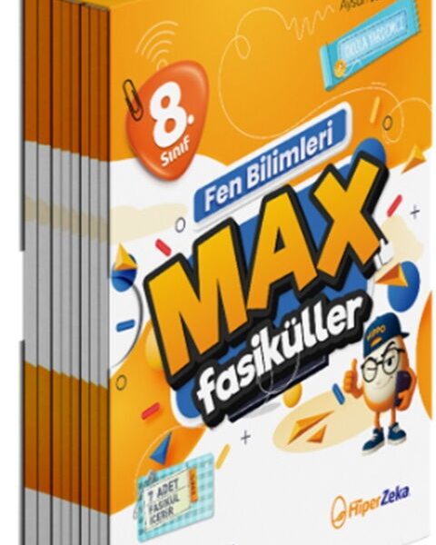 HİPER ZEKA YAYINLARI 8. Sınıf MAX Fen Bilimleri Fasiküller