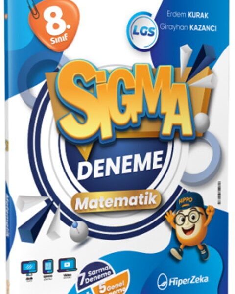 HİPER ZEKA YAYINLARI 8. Sınıf Sigma Matematik Deneme  | 7 Sarmal & 5 Genel