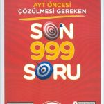 KAREKÖK YAYINLARI AYT  SÖZEL ÖĞRENCİLERİ İÇİN AYT ÖNCESİ SON 999 SORU