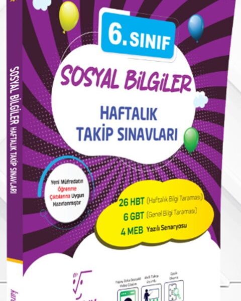 KAREKÖK YAYINLARI 6.SINIF SOSYAL BİLGİLER HAFTALIK TAKİP SINAVLARI