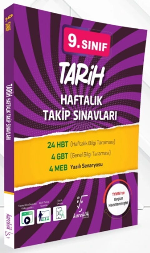 karekok-yayinlari-9-sinif-tarih-_MTA3Njc2MzQwMA_1.jpg KAREKÖK YAYINLARI 9.SINIF TARİH HAFTALIK TAKİP SINAVLARI - Görsel 1