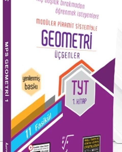 KAREKÖK YAYINLARI TYT GEOMETRİ 1. KİTAP MPS (MODÜLER PİRAMİT SİSTEMİ)