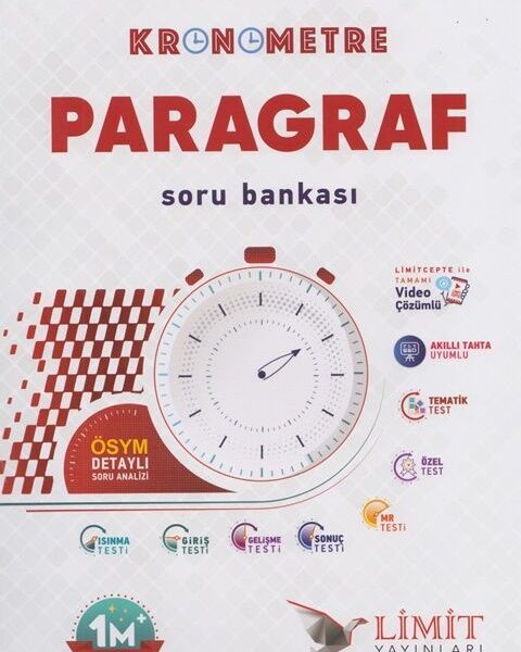 LİMİT YAYINLARI KRONOMETRE PARAGRAF SORU BANKASI (1M+ BASKI)