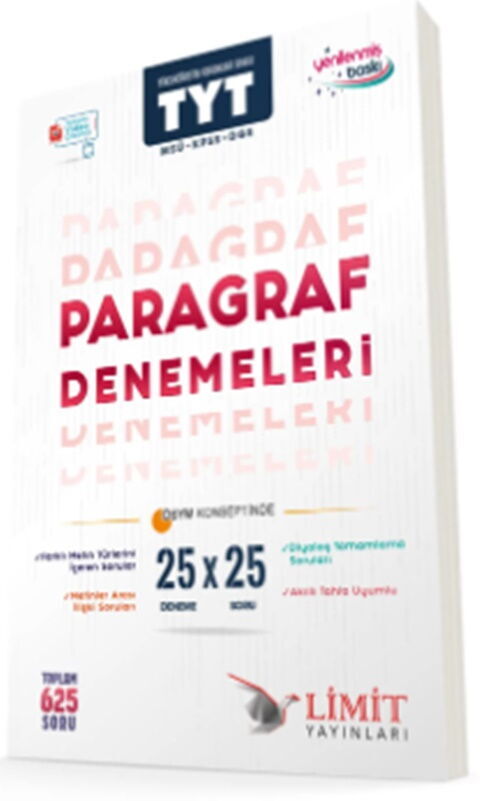 limit-yayinlari-tyt-msu-kpss-dgs_OTUzMjMzMTIx_1.jpg LİMİT YAYINLARI TYT 25' Lİ PARAGRAF DENEMELERİ - Görsel 1