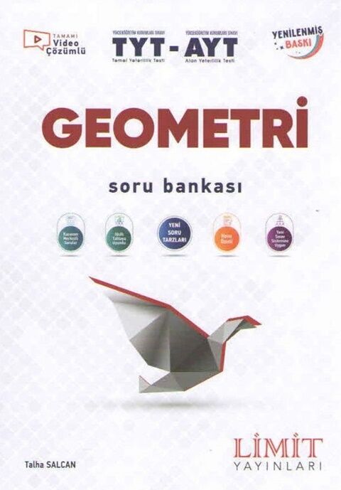 limit-yayinlaric2a0tyt-ayt-geome_89058_1.jpg LİMİT YAYINLARI TYT-AYT GEOMETRİ SORU BANKASI - Görsel 1
