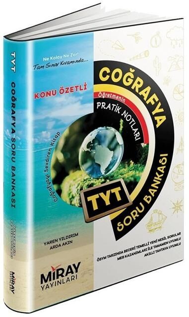 miray-yayinlari-2021-tyt-cografy_73684_1.jpg MİRAY YAYINLARI TYT Coğrafya Konu Özetli Soru Bankası - Görsel 1