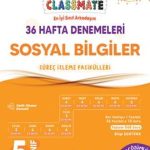 OKYANUS YAYINCILIK 5. Sınıf Classmate 36 Hafta Denemeleri Sosyal Bilgiler Süreç İz. Fasikülleri