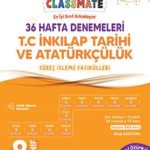 OKYANUS YAYINCILIK 8. Sınıf Classmate 36 Hafta Denemeleri Türkçe Süreç İz. Fasikülleri