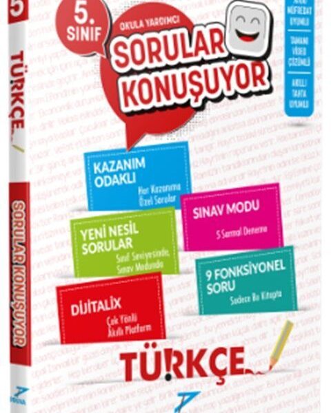PRUVA AKADEMİ YAYINLARI 5. SINIF SORULAR KONUŞUYOR SORU BANKASI TÜRKÇE