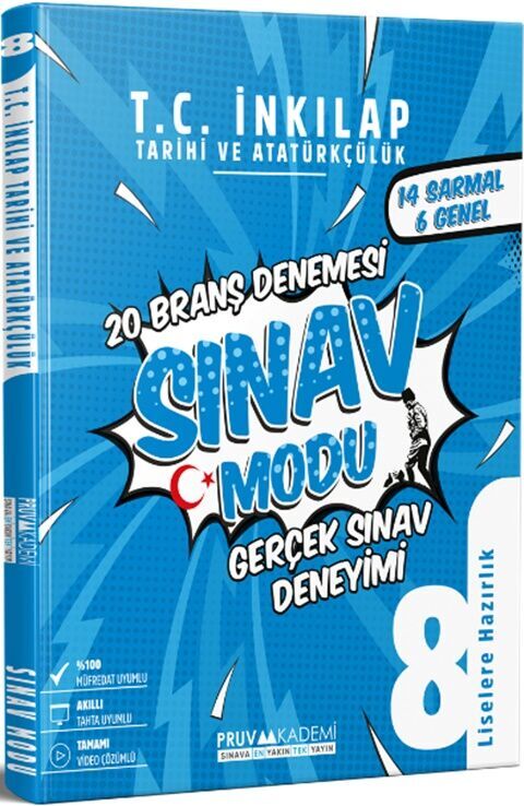 pruva-akademi-8-sinif-inkilap-ta_OTY1MTYwMzU4_1.jpg PRUVA AKADEMİ YAYINLARI 8. SINIF SINAV MODU BRANŞ DENEMESİ İNKILAP TARİHİ - Görsel 1